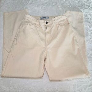 Hollister Pants Beige Cream Ultra High Rise 7R W28
